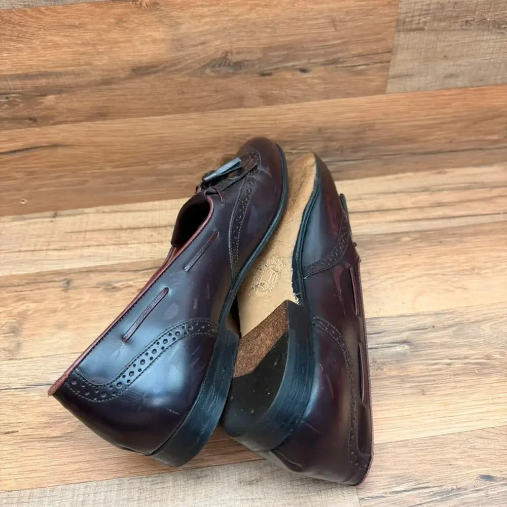 Church’s Brown Leather Tassel Loafer Men's size 9.5N  UK 7-8  Dress Shoes